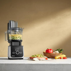 Vitamix 12-Cup Food Processor Attachment with SELF-DETECT, BPA-Free, with Multi-Use Blade and Two Reversible Discs, Compatible with Ascent and Venturist Series Vitamix Blenders