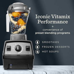 Vitamix Propel Series 510 Blender with Three Blending Programs, Professional-Grade Blender for Smoothies and More, Stainless-Steel Blades, Self-Cleaning Kitchen Appliance, 48 Oz Container, Red
