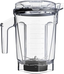 Vitamix 64-Ounce Low-Profile Blender Container with SELF-DETECT, BPA-Free, Laser-Cut Stainless-Steel Blades, Fits Under Most Kitchen Cabinets, Compatible with all full-size Vitamix Blenders