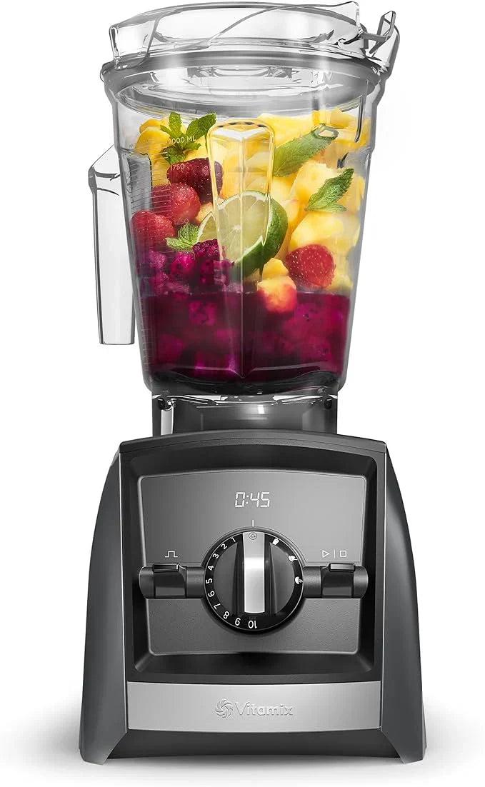 Vitamix A2500 Ascent Series Smart Blender, Professional-Grade, 64 oz. Low-Profile Container, Slate (Renewed Premium)