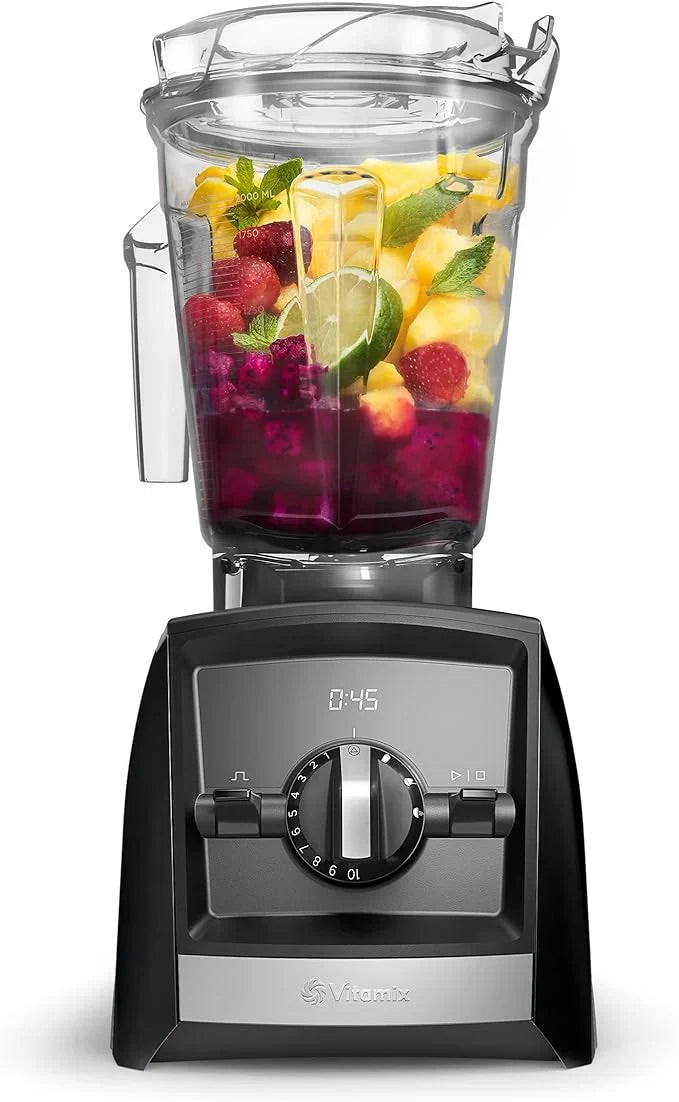 Vitamix A2500 Ascent Series Smart Blender, Professional-Grade, 64 oz. Low-Profile Container, Black (Renewed Premium)