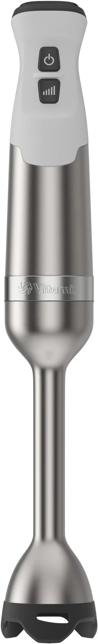 Vitamix 5-Speed Immersion Blender, Professional-Grade Hand Blender with 625-Watt Motor and Stainless-Steel Blade, Stainless Steel/White